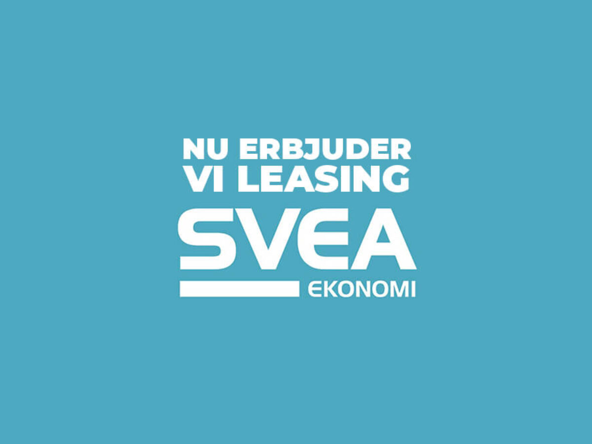 Nu erbjuder vi leasing