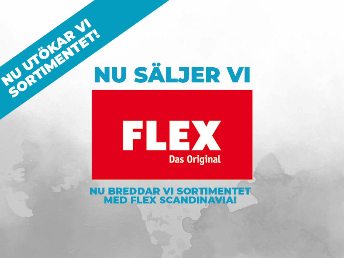 Nu säljer vi Flex Scandinavia!